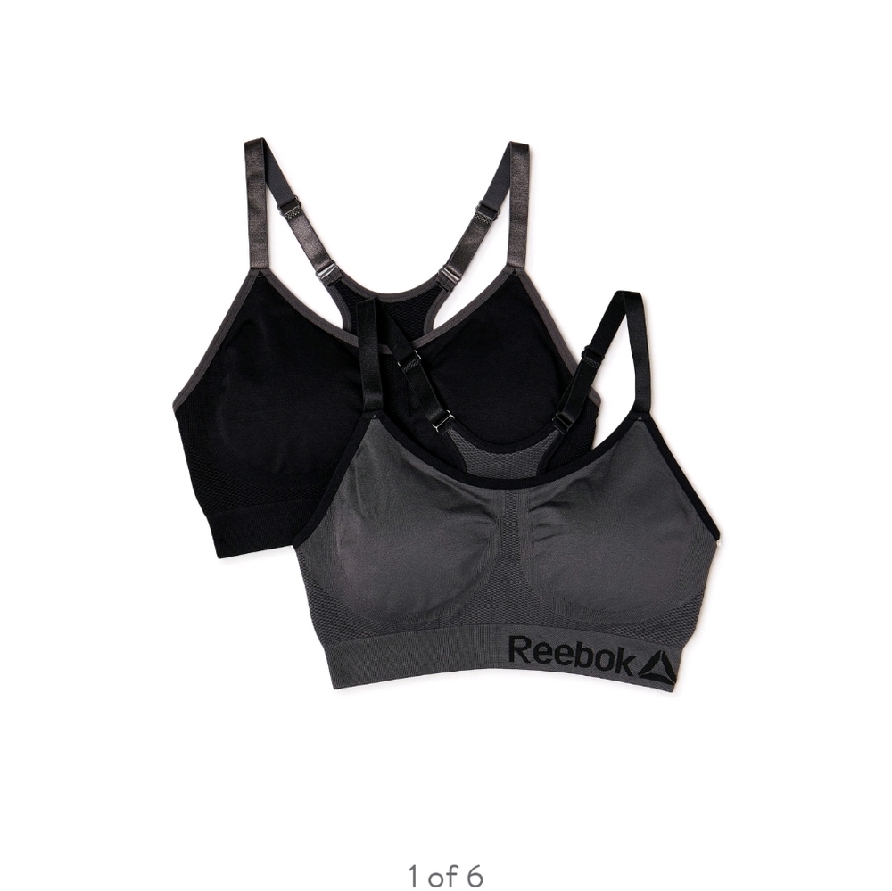 2 Reebok Seamless sports Bras